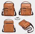 Luxury Brand Men Crossbody Bag Leather Shoulder Bag