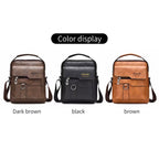 Luxury Brand Men Crossbody Bag Leather Shoulder Bag