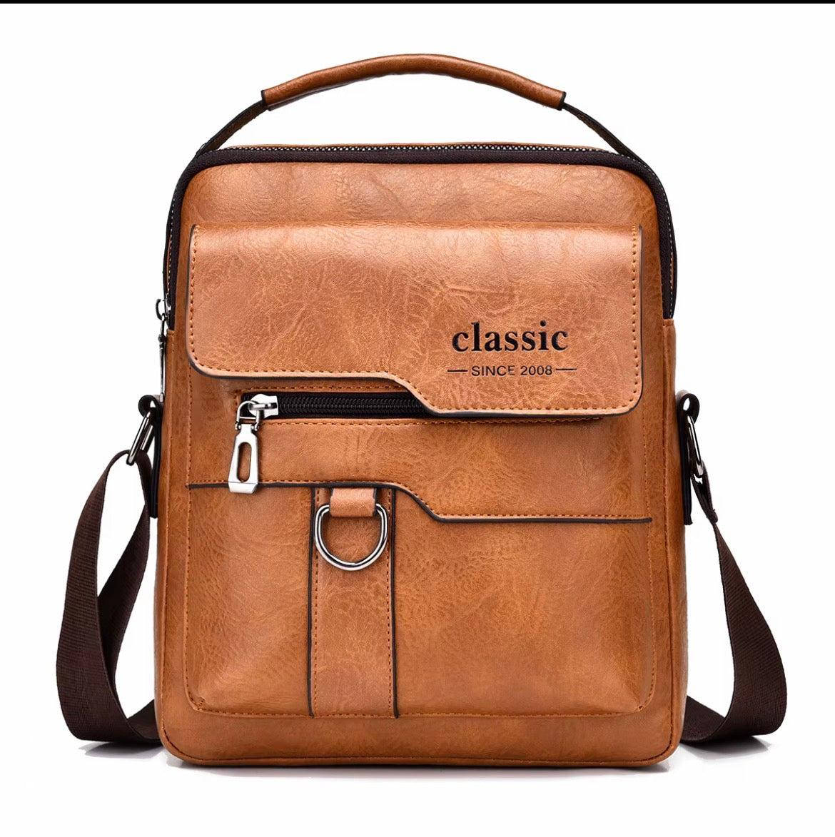 Luxury Brand Men Crossbody Bag Leather Shoulder Bag